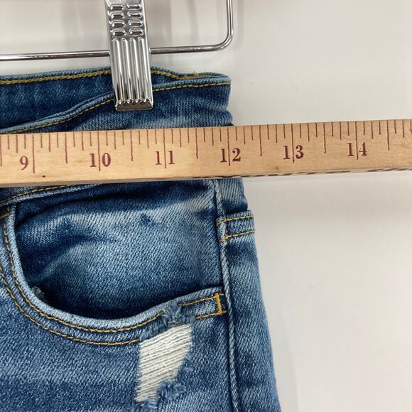 Flying Monkey High Rise Ankle Raw Hem Jeans Size 25 - Picture 15 of 15